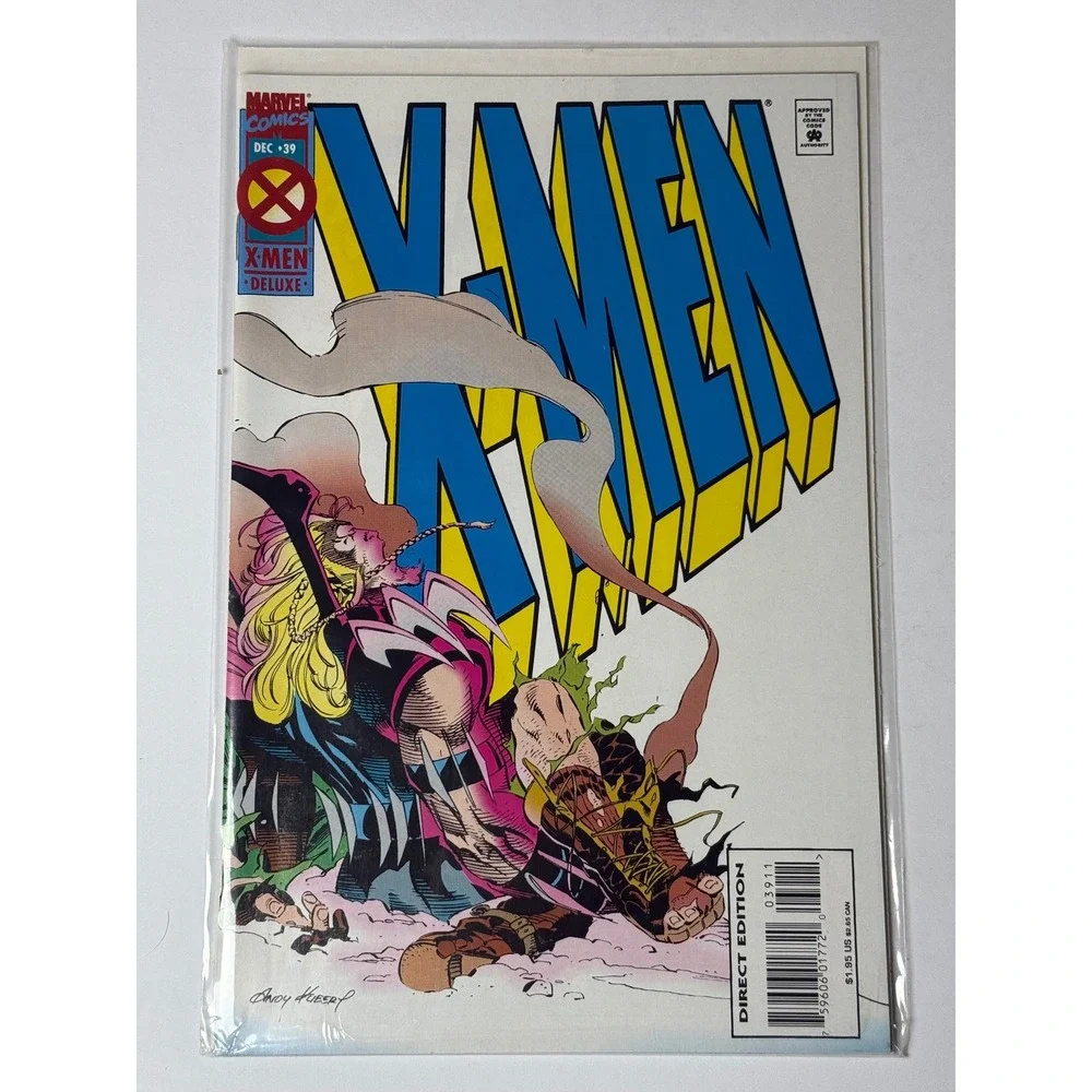 Marvel Comics X-Men Deluxe Issue 39 December 1994 Andy Kubert Covered